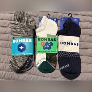 Bombas unisex socks lot of 5 size large